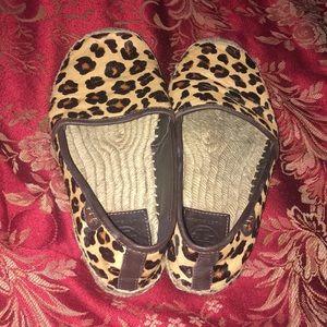 Tory Burch Espadrille Flats Cheetah 7.5